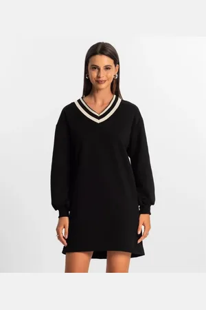 Rovitex Vestido Feminino Moletom