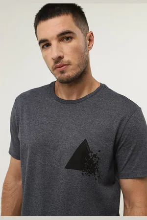 Aleatory Camiseta Triângulo Grafite