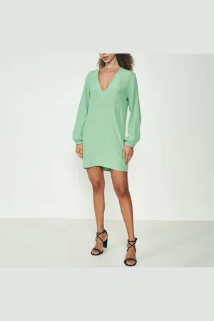 Colcci Vestido Curto Confort Manga Longa Ou25 Feminino