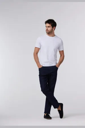 Traymon Calça Jeans Regular 5 Bolsos Marinho