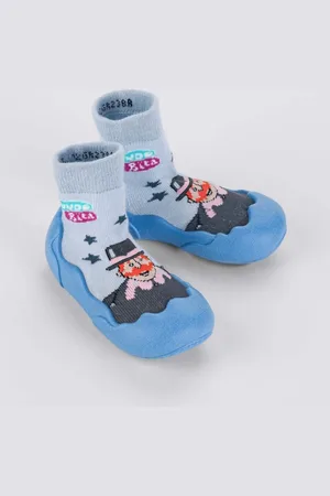 Grendene Kids Infantil - Meia com Sola Masculina de Grendene Mundo Bita Friendship