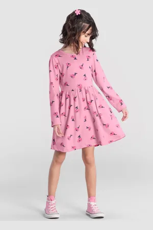 Brandili Infantil - Vestido Manga Longa Floral