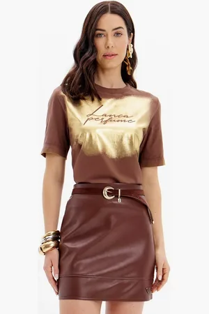 LANCA PERFUME Blusa T-shirt De Mangas Name