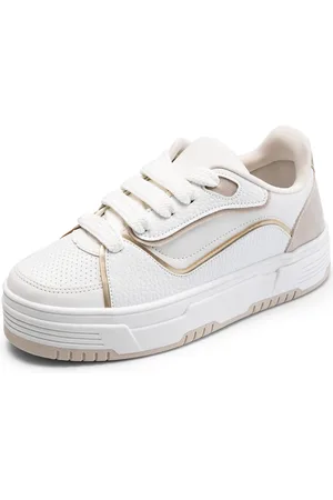 Lumiss Tênis Feminino Flatform Casual Confortável Blogueira