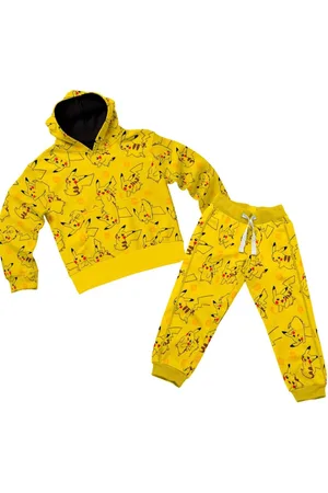 Bueno Infantil - Conjunto Moletom Temático Personagens Para o Frio Picachu