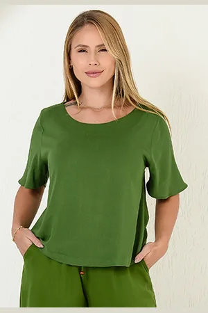 BBonnie Blusa Viscose M/C Leona