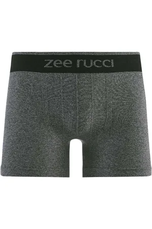 Zee Rucci Cueca Boxer Mescla sem Costura Preta