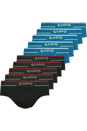 LUPO Kit com 10 Cuecas Slip 624-003