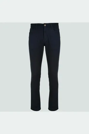 Dudalina Calça Sarja Slim Texture In25 Marinho Masculino