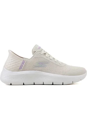 Skechers Tênis Feminino Go Walk Flex Slip-Ins Off White Incolor