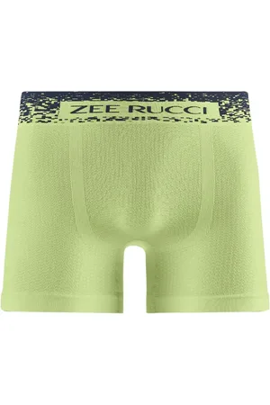 Zee Rucci Cueca Boxer Jacquard Degrade Cós Sem Costura Lima Fresh