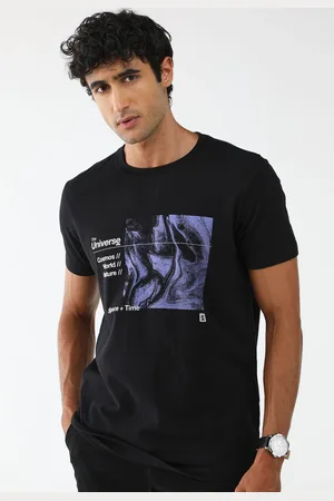 OSKLEN Camiseta Reta Vintage Universe Preta