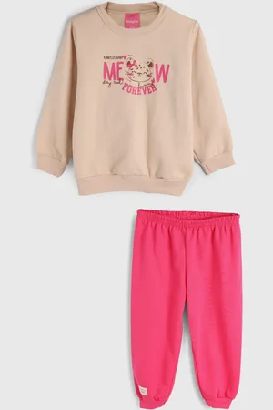 Kamylus Conjunto 2pçs Manga Longa Blusa E Claça