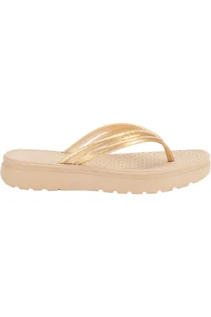OLYMPIKUS Tamanco Feminino Anabela Jo Dourado Azaleia 19089-BK609