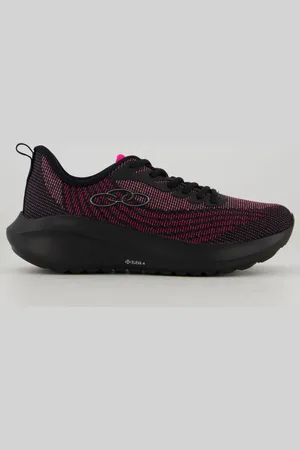 RetrôMania Tênis Olympikus Acqua Feminino Preto e Rosa