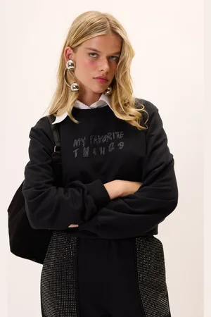 My Favorite Things Moletom Oversized com Bordado