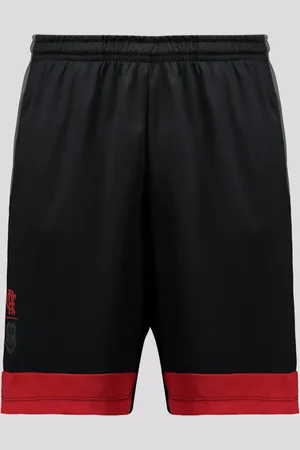 RetrôMania Bermuda Flamengo Fluir Preta