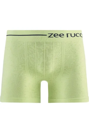 Zee Rucci Cueca Boxer Mescla sem Costura Jacquard Pontilhados Lima Fresh