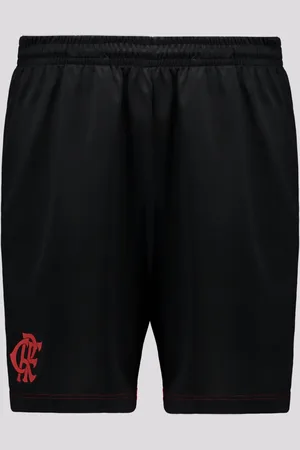 RetrôMania Bermuda Flamengo Brotar Preta