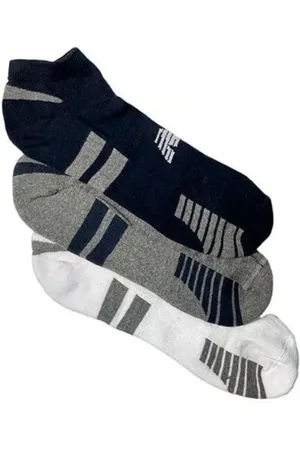 New Balance Meia Kit 3 unidades Soquete Preta Branco Cinza