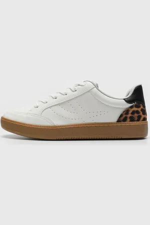 VIA MARTE Tênis Animal Print Onça