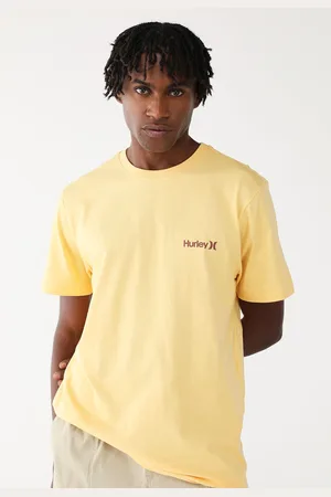 Hurley Camiseta Reta Slik Classic Amarela