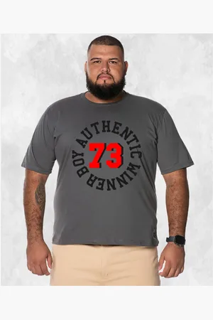 Nexstar Camiseta Plus Size Extra Grande Estampada Confortável Algodão Winer Boy