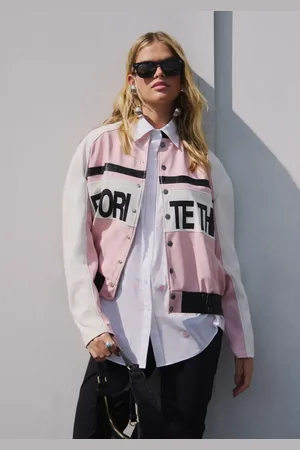 My Favorite Things Jaqueta Biker Oversized Com Recortes