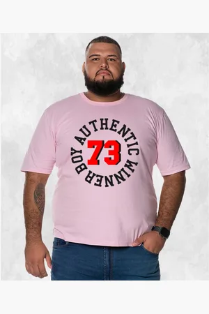 Nexstar Camiseta Plus Size Extra Grande Estampada Confortável Algodão Winer Boy