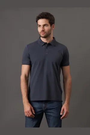 Calvin Klein Polo Mc Ck Masc Premium - Marinho