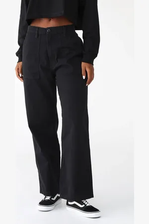 Vans Calça Jeans Wide Leg Union Relaxed Carpenter Preta