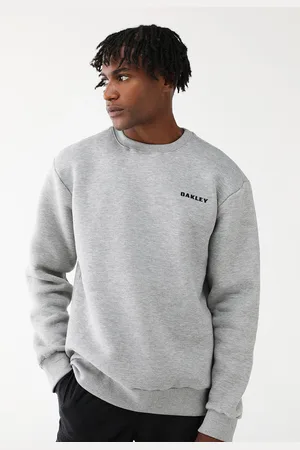 Oakley Blusa de Moletom Flanelada Fechada Reta Crew Neck