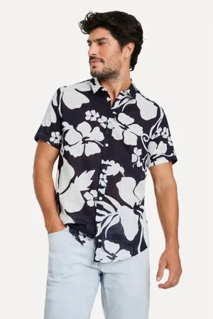 Reserva Camisa Mc Estampada Hibisco Mahalo Hame