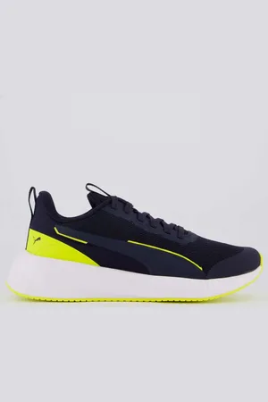 PUMA Tênis Flyer Lite 3 Juvenil Marinho