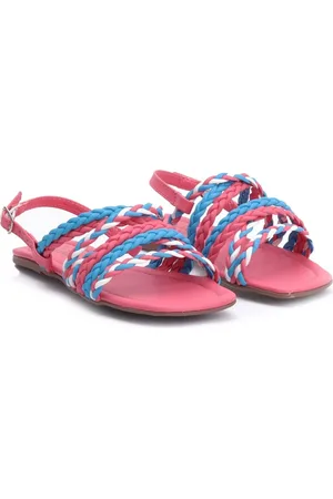 Worldcolors Infantil - Sandália Rasteira Flat WorlColors Purple - Coral