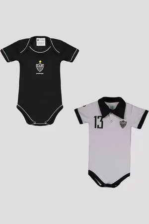 Torcida Baby Kit Atlético Mineiro Bodys Polo e