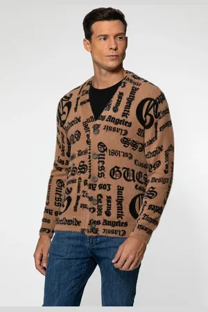 Guess Cardigan Tricot Ghotic Caramelo