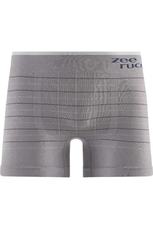 Zee Rucci Cueca Boxer Listras Finas sem Costura Névoa