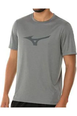 Mizuno Camiseta de Corrida Masculina Run Spark 2 Mescla