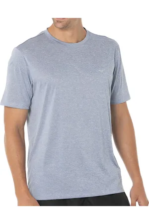 Mizuno Camiseta de Corrida Masculina Run Spark 2 Mescla