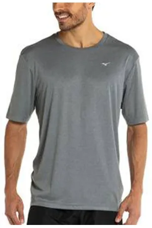 Mizuno Camiseta de Corrida Masculina Run Spark 2 Mescla