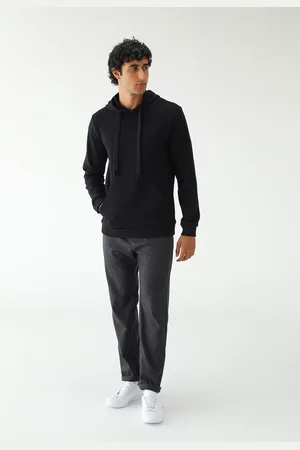 Colcci Blusa de Moletom Fechada Lisa Preta