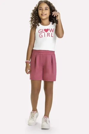 KYLY Infantil - Conjunto Menina Garota Brilhante