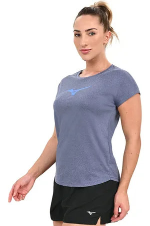 Mizuno Camiseta de Corrida Feminina Spark Big Logo