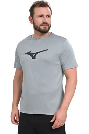 Mizuno Camiseta de Corrida Masculina Run Spark Big Logo