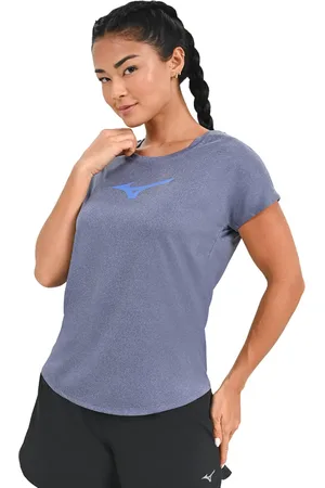 Mizuno Camiseta de Corrida Feminina Spark Big Logo