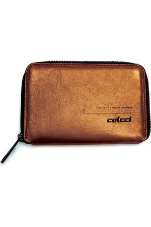 Colcci Carteira Couro Metalized OU24 Bronze Feminino