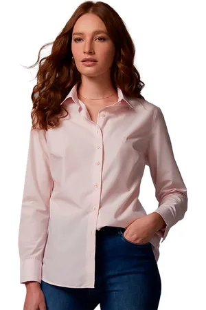 Dudalina Camisa Tricoline Regular Ou24 Claro Feminino