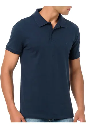 Calvin Klein Polo Masculina Piquet Slim Básica Sem Friso