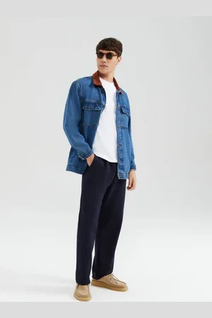 Hering Calça Básica Masculina Reta Em Moletom Peluciado
